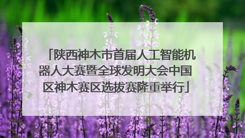 陕西神木市首届人工智能机器人大赛暨全球发明大会中国区神木赛区选拔赛隆重举行