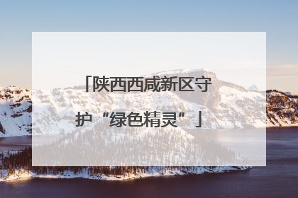 陕西西咸新区守护“绿色精灵”