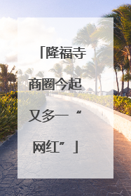 隆福寺商圈今起又多一“网红”