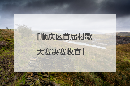顺庆区首届村歌大赛决赛收官