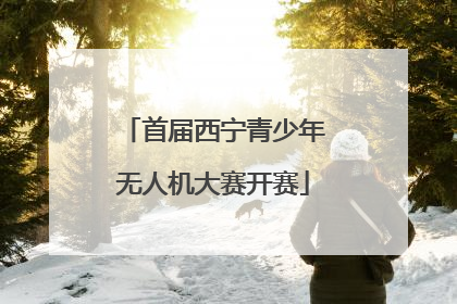 首届西宁青少年无人机大赛开赛