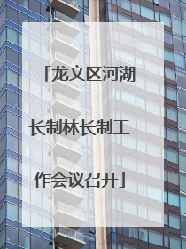 龙文区河湖长制林长制工作会议召开