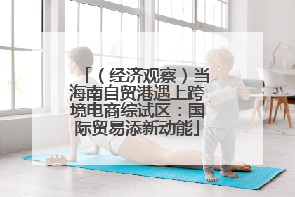 （经济观察）当海南自贸港遇上跨境电商综试区：国际贸易添新动能