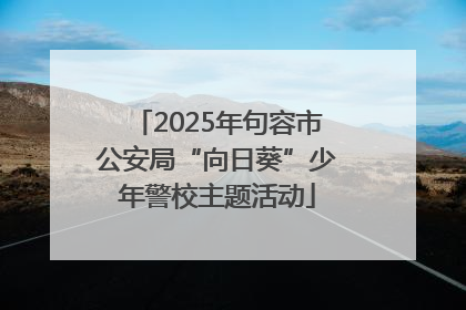 2025年句容市公安局“向日葵”少年警校主题活动