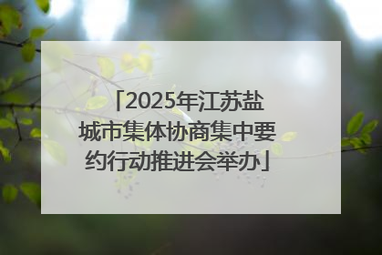 2025年江苏盐城市集体协商集中要约行动推进会举办