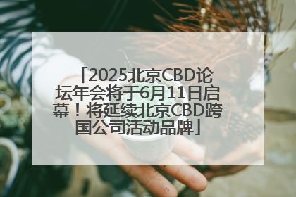 2025北京CBD论坛年会将于6月11日启幕！将延续北京CBD跨国公司活动品牌