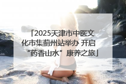 2025天津市中医文化市集蓟州站举办 开启“药香山水”康养之旅