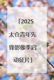 2025太仓青年先锋影像季启动征片