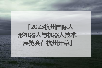 2025杭州国际人形机器人与机器人技术展览会在杭州开幕
