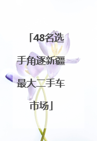 48名选手角逐新疆最大二手车市场