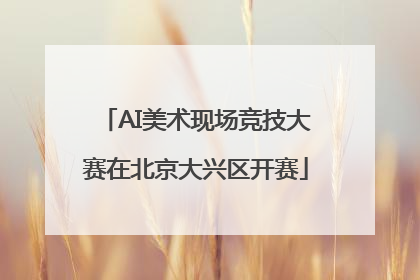AI美术现场竞技大赛在北京大兴区开赛